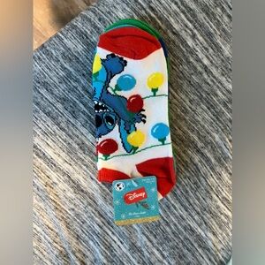Stitch Christmas socks NWT